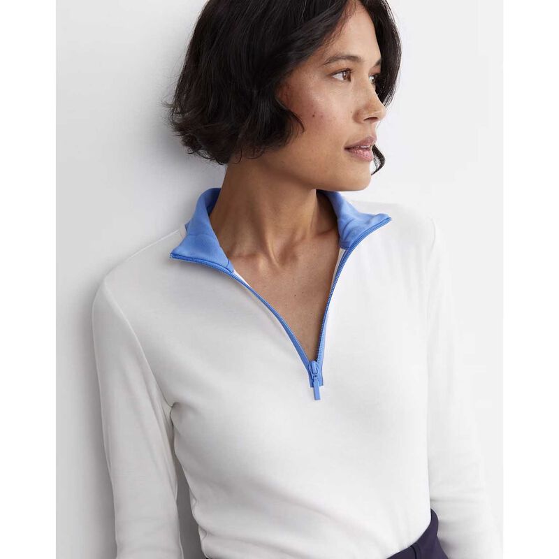 Sportscraft Lucy Contrast Funnel Neck Top image number 1